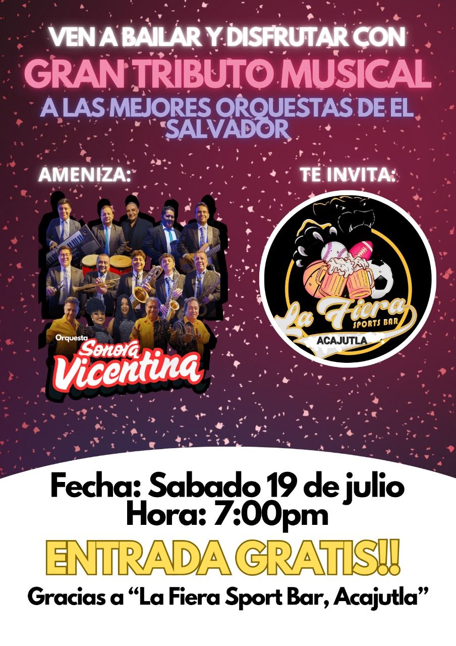 🌟 Gran Tributo Musical a las Mejores Orquestas de El Salvador 🌟