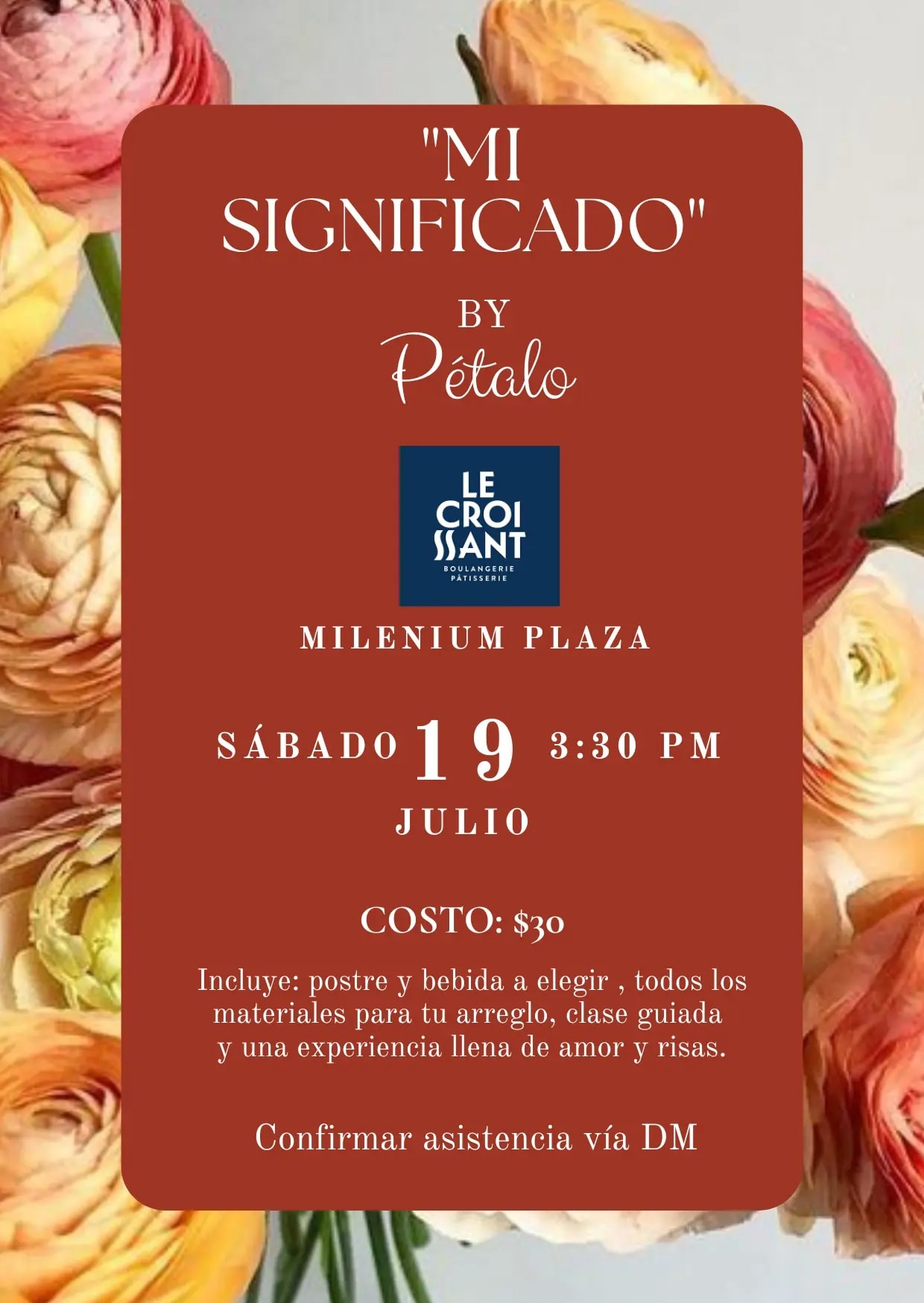  Taller Floral con Propósito 🌸