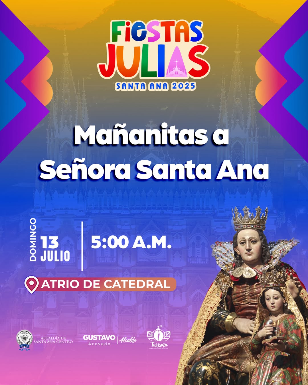 Mañanitas a Señora Santa Ana, en las Fiesta Julias 2025
