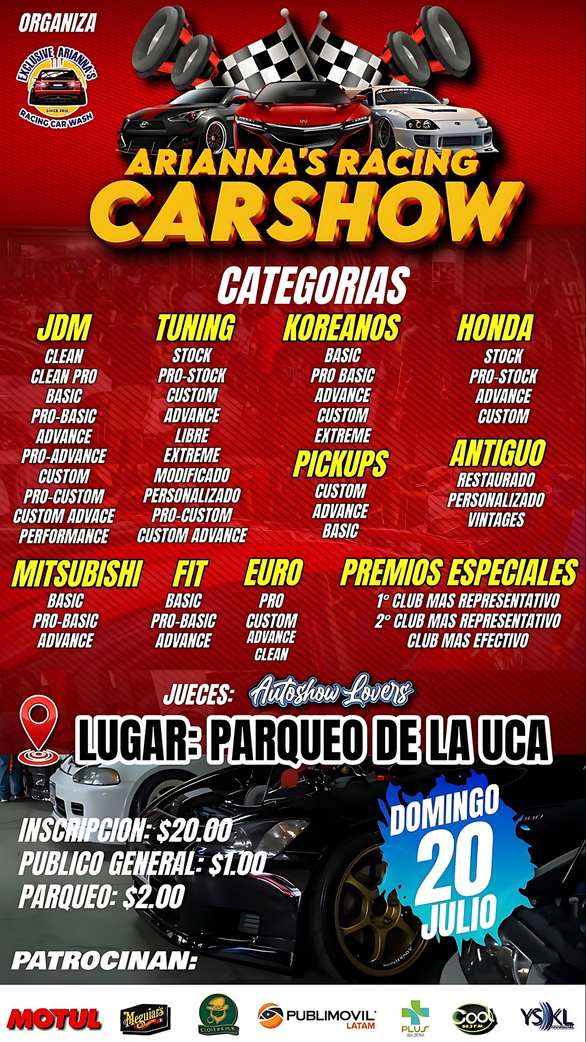 5° CAR SHOW ARIANNA'S RACING  2025