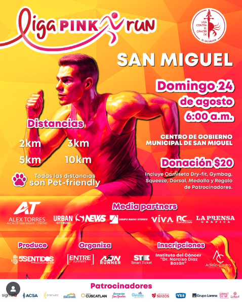 Maratón: La Liga Pink Run San Miguel