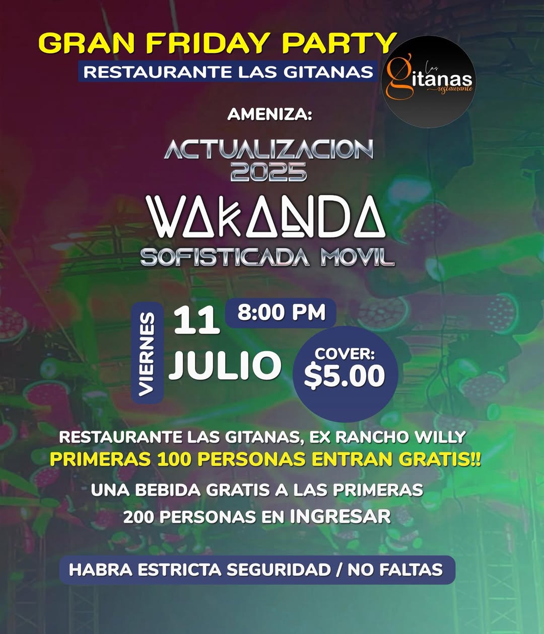Gran Friday Party En Las Gitanas