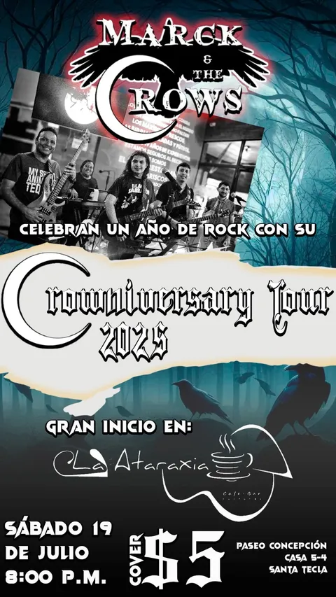 ¡Marck & The Crows encienden Santa Tecla!