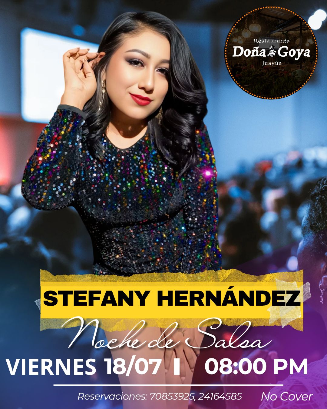 🎶 ¡Noche de Salsa con Stefany Hernández! 💃🏽 