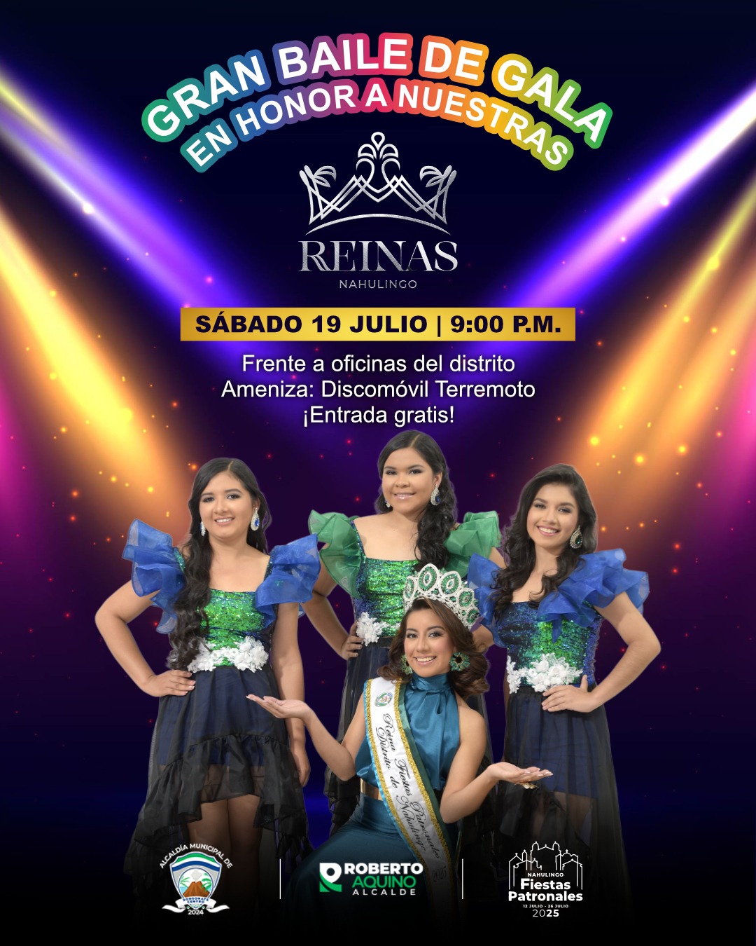 ✨ Gran Baile de Gala en honor a nuestras Reinas de Nahulingo ✨