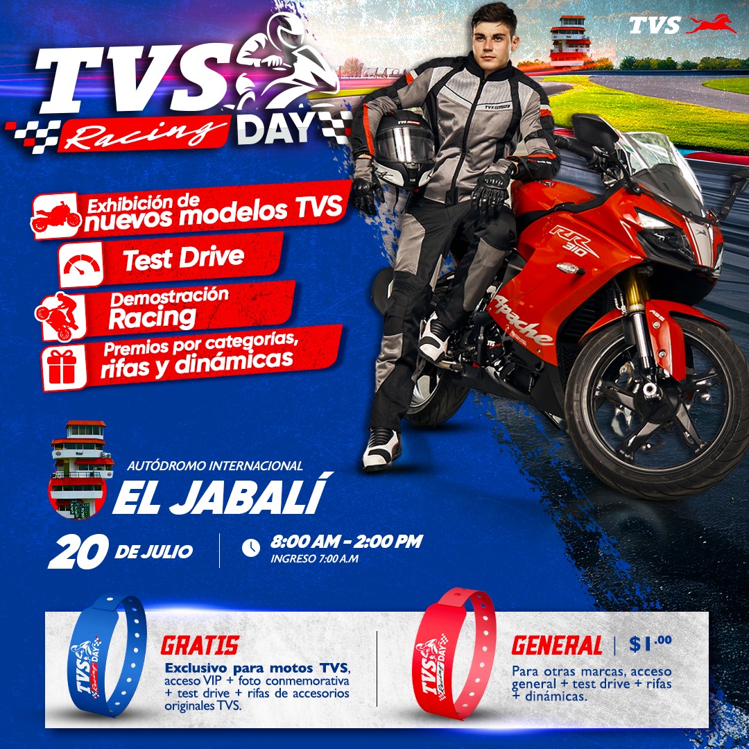 🔥 ¡El TVS Racing Day! 🔥 (Exhibición nuevos modelos de motos) 