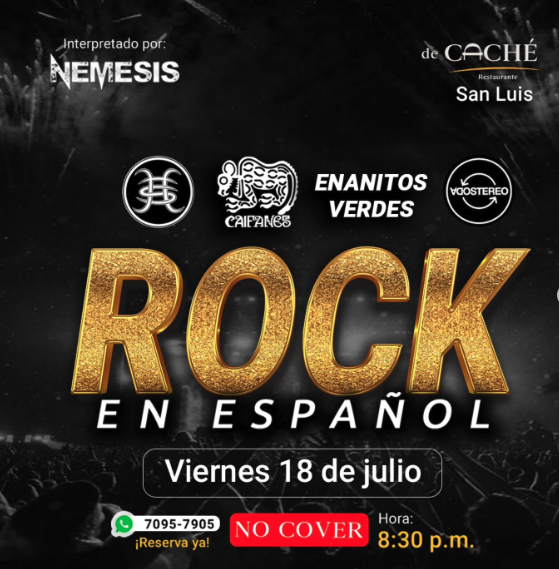 🎸 ¡Rock en Español En De Caché!