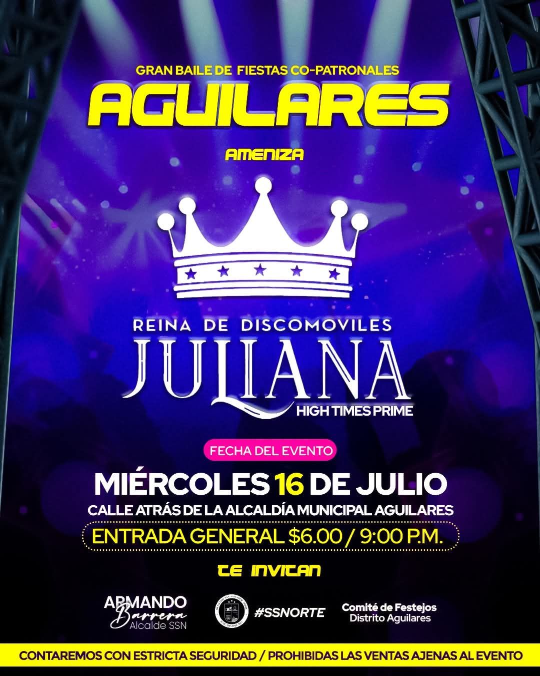 GRAN BAILE DE FIESTAS CO-PATRONALES DE AGUILARES