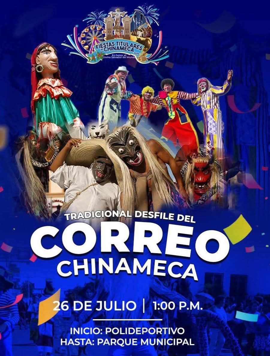 el Desfile del Correo en Chinameca! 📮
