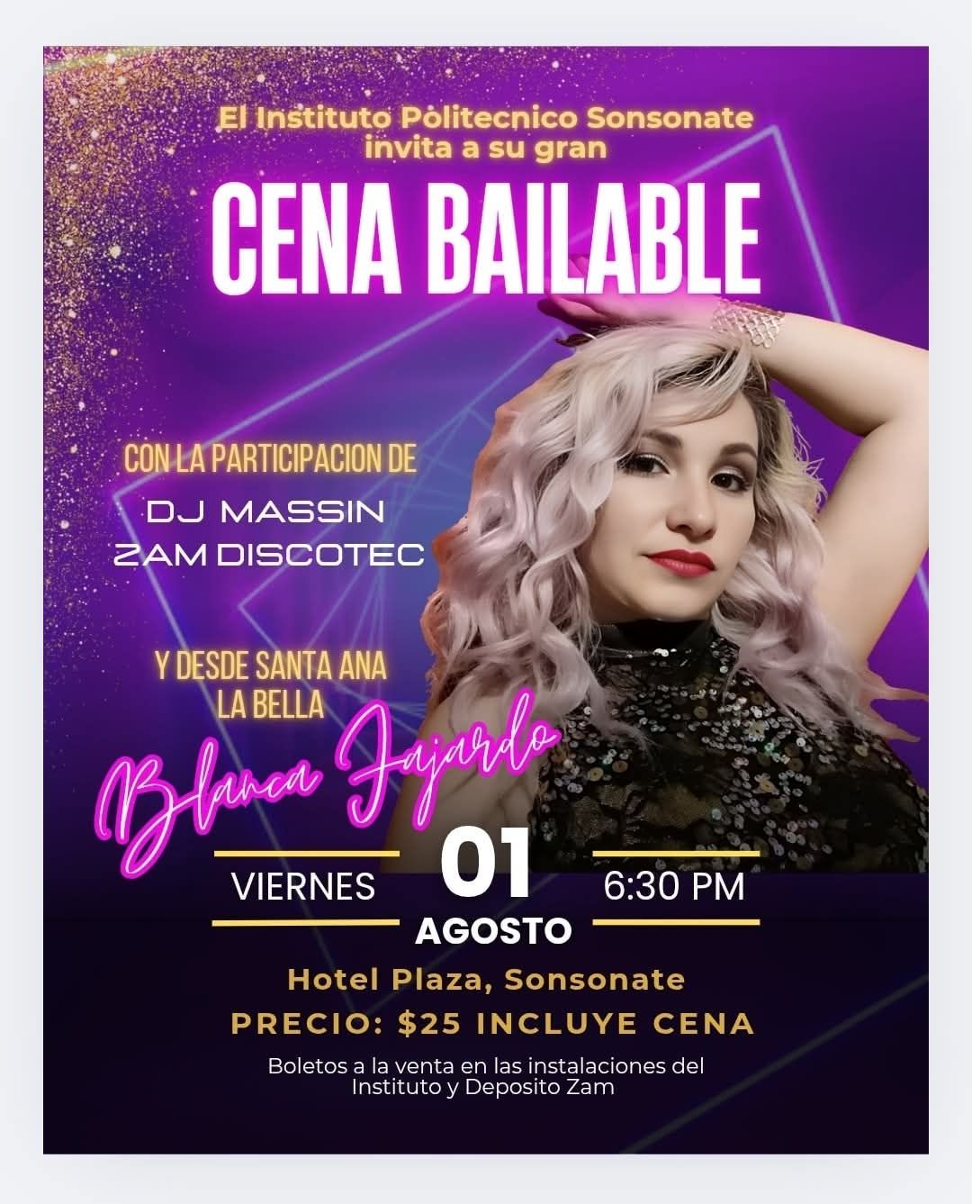 Gran Cena Bailable en Hotel Plaza 🎉