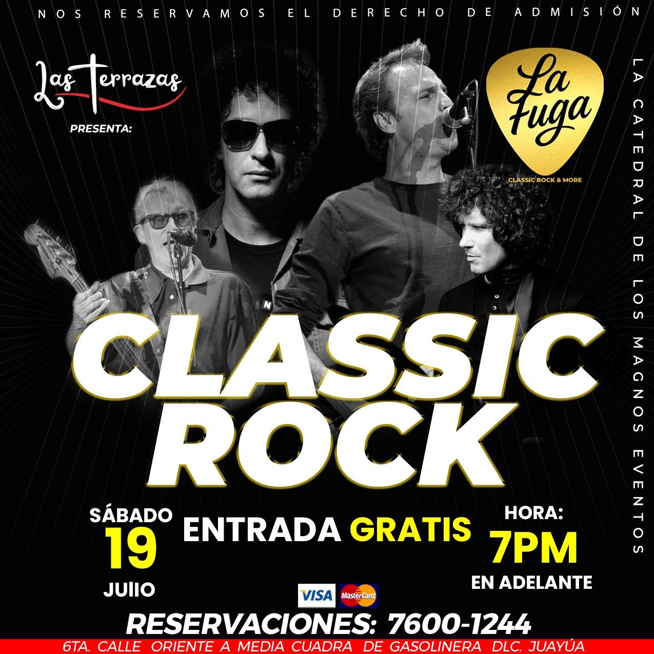 🎸 ¡Especial Classic Rock en Las Terrazas! 🎶