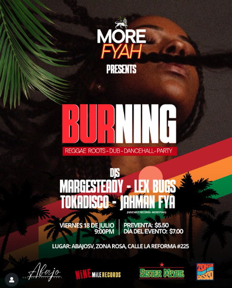NOCHE DE MÚSICA REGGAE ROOTS-DUB-DANCEHALL-PARTY