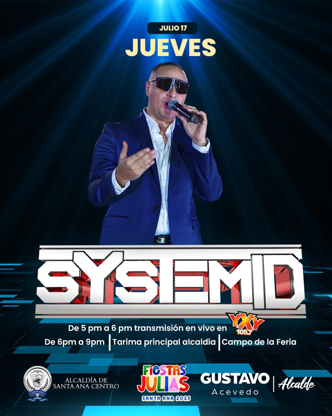 🎤 ¡SYSTEM ID en vivo en Santa Ana! 🎶