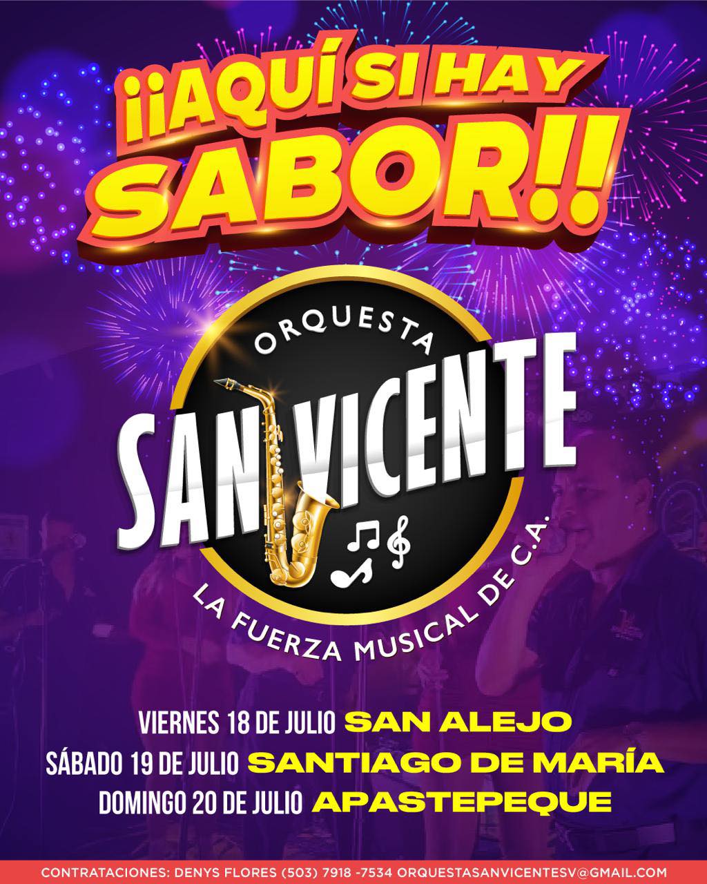  La Orquesta San Vicente En APASTEPEQUE