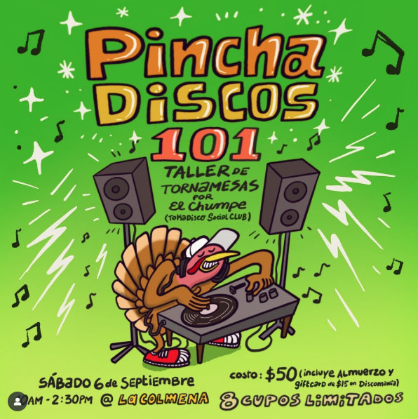 Taller De Vinilos: 🎧🦃 ¡Pinchadiscos 101 llega a La Colmena!