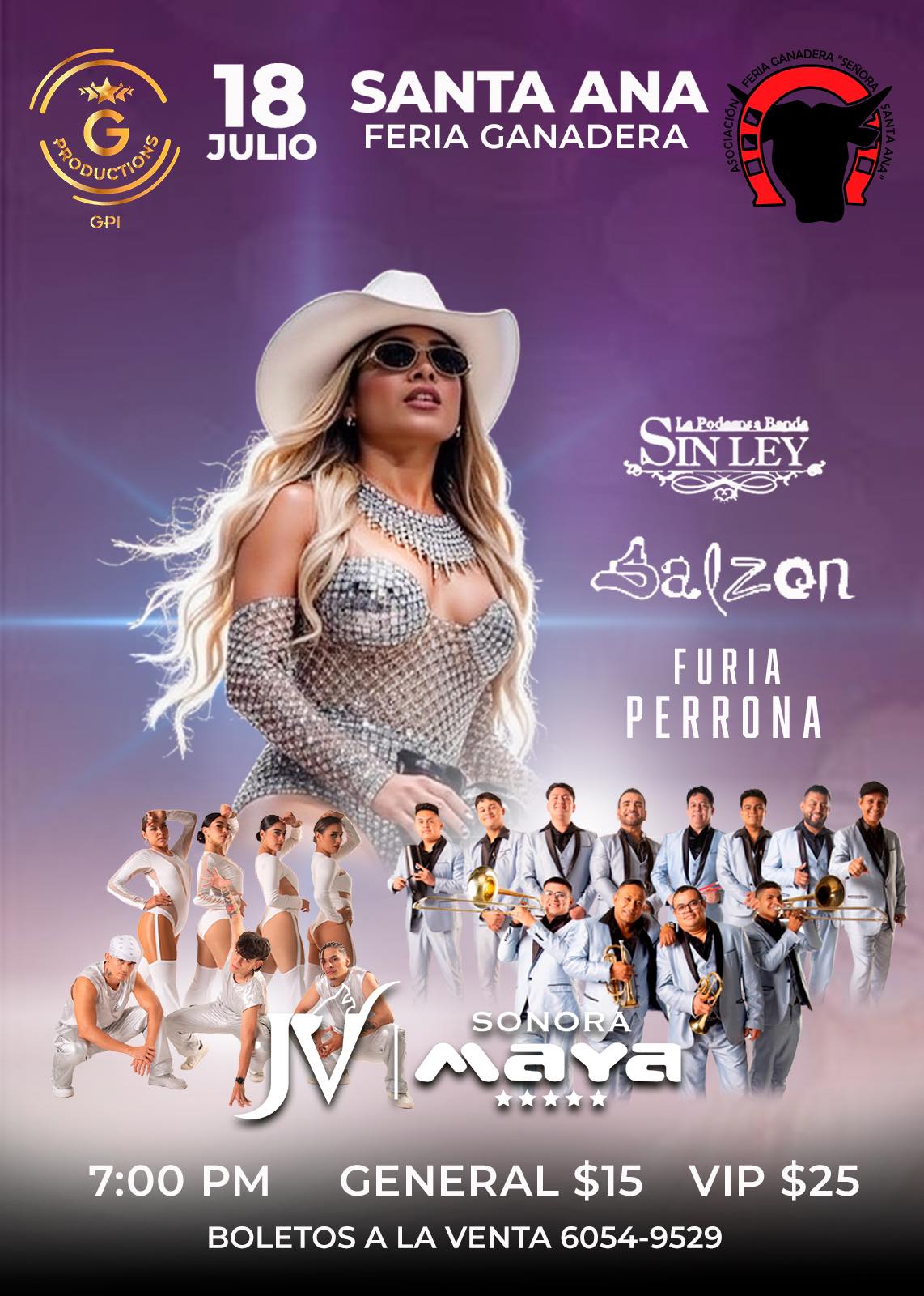 Fiesta en Feria Ganadera Santa Ana 🎉