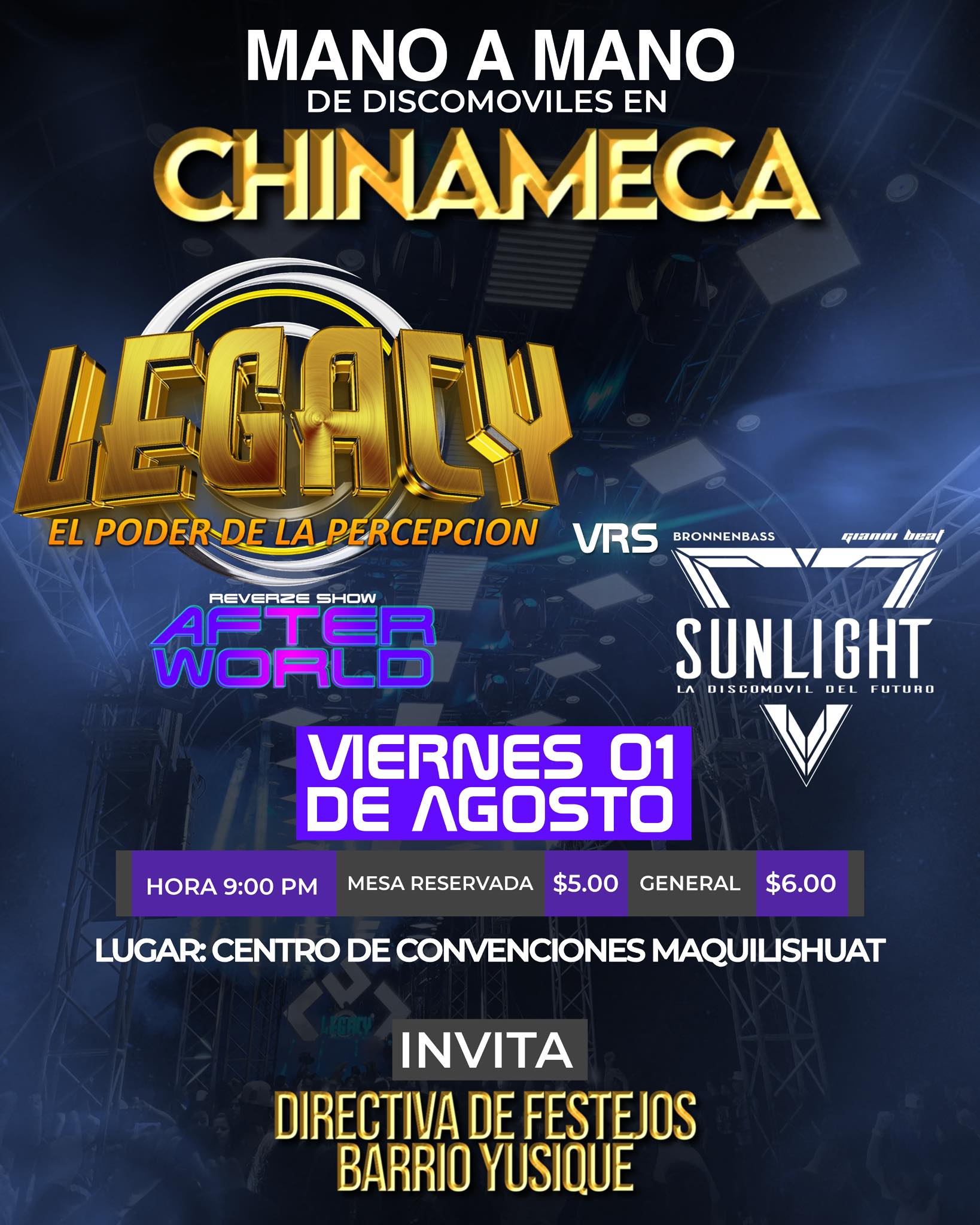 🎉 ¡Noche de discomóviles en Chinameca! 🎶