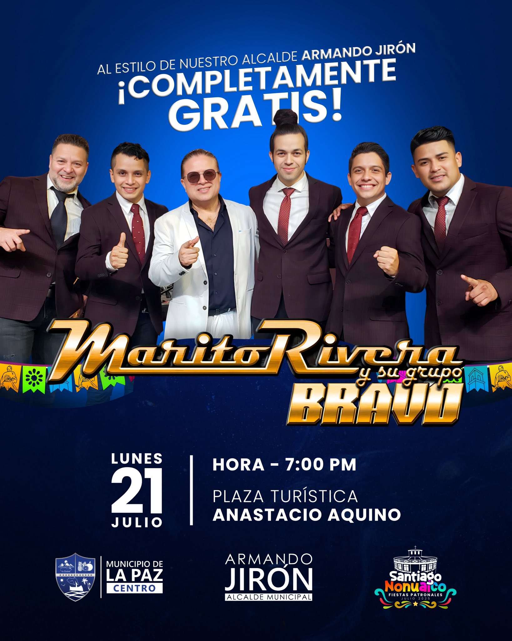 🕺 Concierto de Marito Rivera y su Grupo Bravo en vivo 