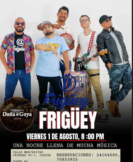 Concierto de Frigüey en Doña Goya 🎶