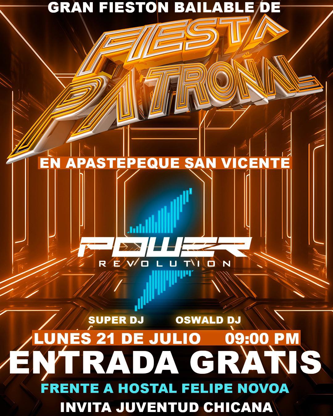 🎉 GRAN FIESTÓN BAILABLE - FIESTA PATRONAL 🎉 