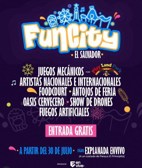  FunCity El Salvador! 🎡🎶
