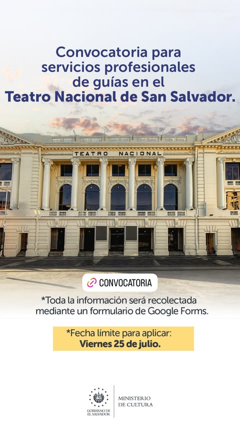Convocatoria para servicios profesionales de guías