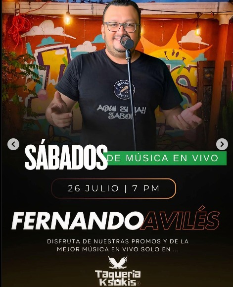 🎶 ¡Noche de música en vivo con Fernando Avilés! 🎶