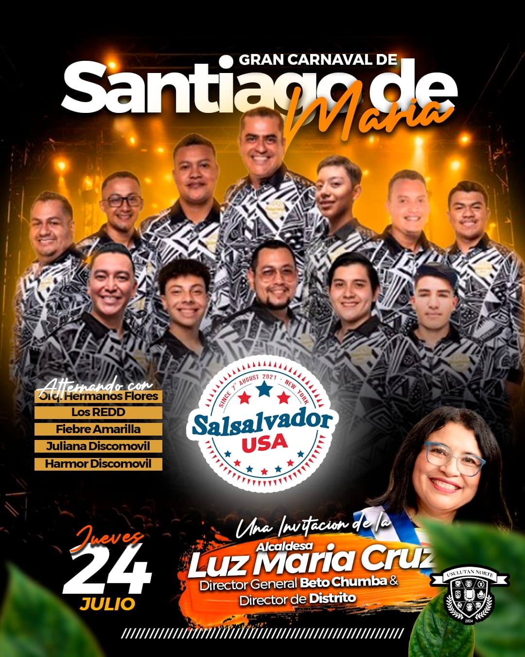🎉 ¡El Gran Carnaval de Santiago de María te espera! 🎉