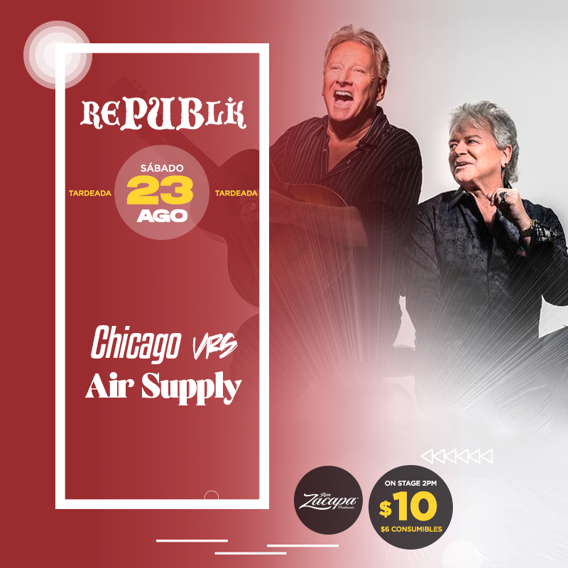 Tardeada de Chicago vs Air Supply 