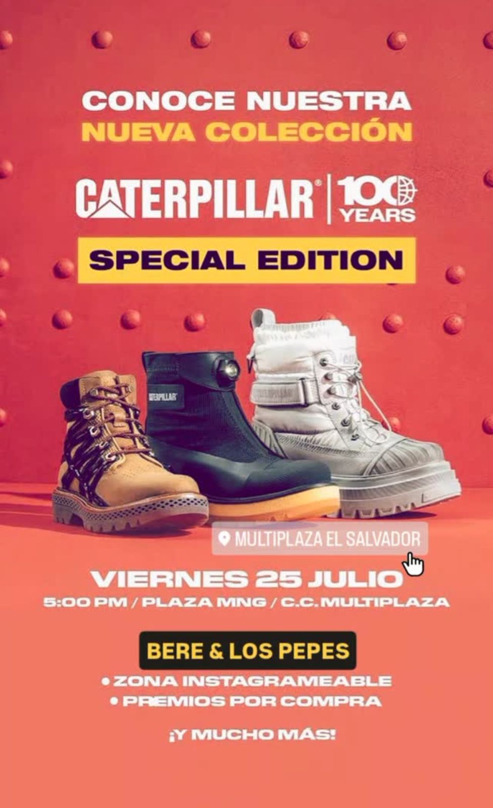 🎉 100 AÑOS DE ESTILO Y FUERZA - PRESENTACIÓN DE CATERPILLAR🥾
