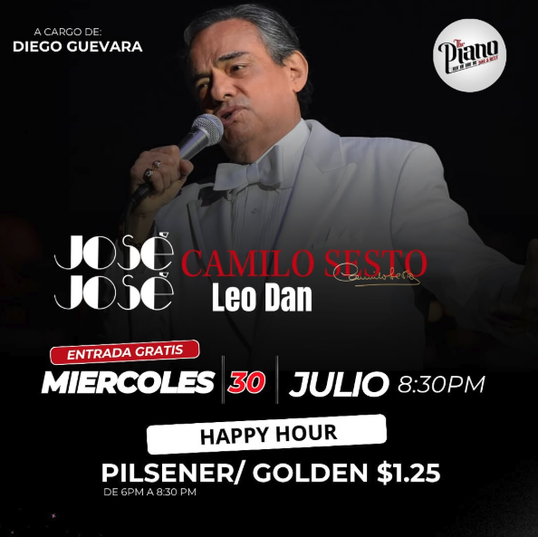 TRIBUTO A JOSÉ JOSÉ, CAMILO SESTO Y LEO DAN