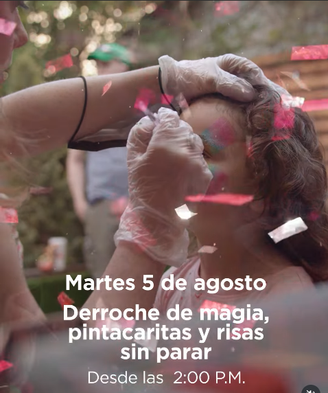 TARDE DE PINTACARITAS Y RISAS SIN PARAR EN PLAZA MERLIOT