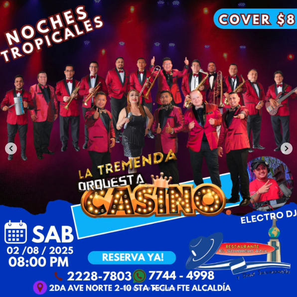 NOCHES TROPICALES CON LA ORQUESTA CASINO