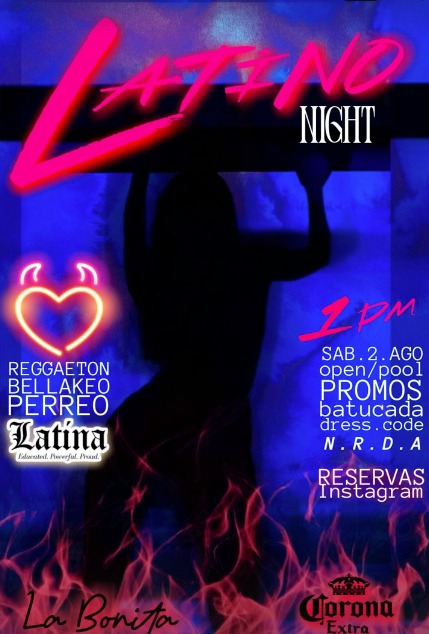 🎉 ¡ESPECIAL LATINO NIGHT en La Bonita! 🎉 