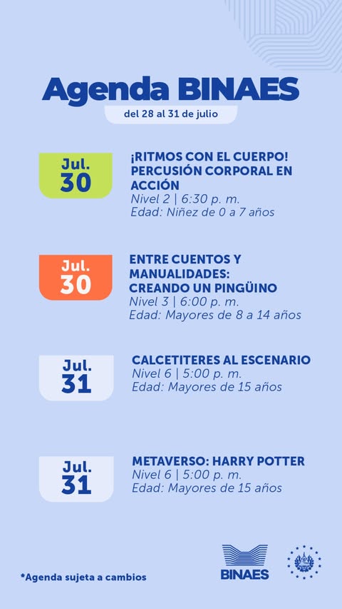🧠🎭 ¡Del ritmo al metaverso, esta programación tiene de todo!