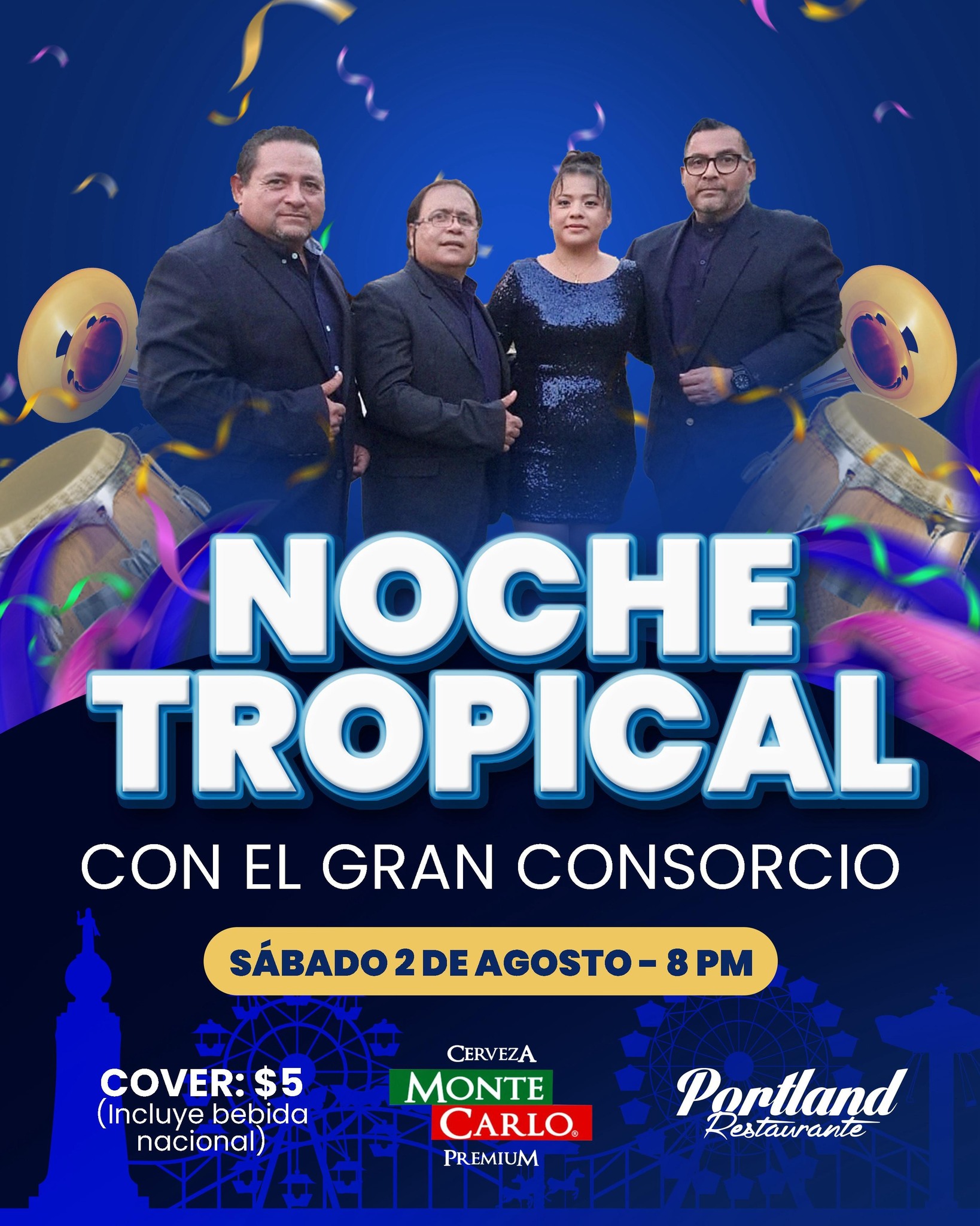 NOCHE TROPICAL CON EL GRAN CONSORCIO