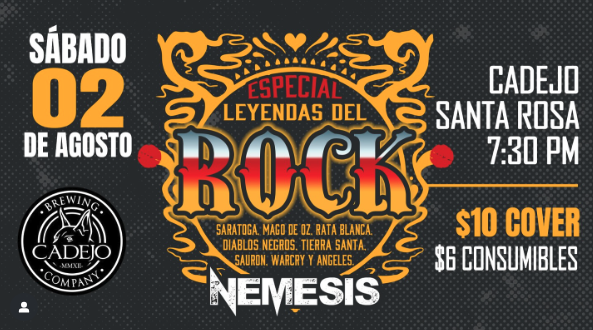 ESPECIAL LEYENDAS DEL ROCK EN CADEJO