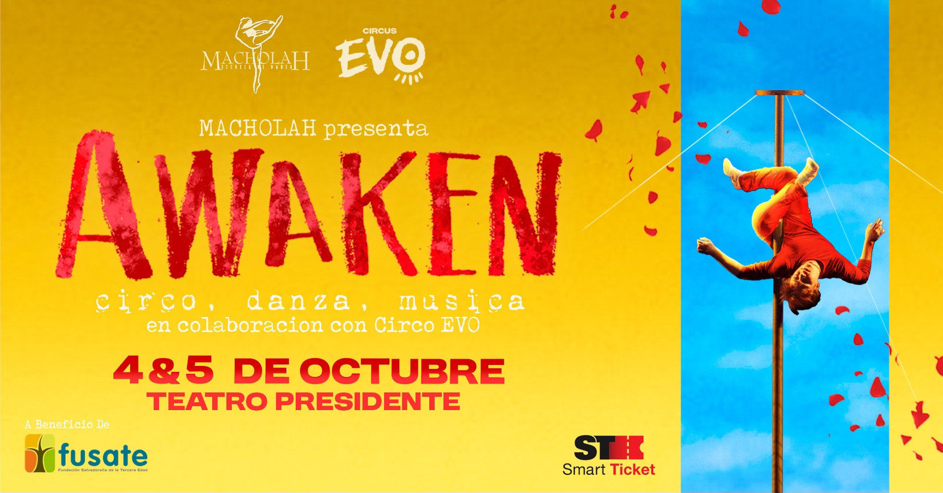 🎪✨ Espectáculo único de circo, danza y música "AWAKEN" ✨🎪 