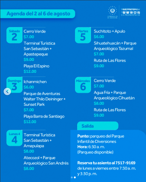 DESTINO DE LOS BUSES ALEGRES EN FIESTAS AGOSTINAS