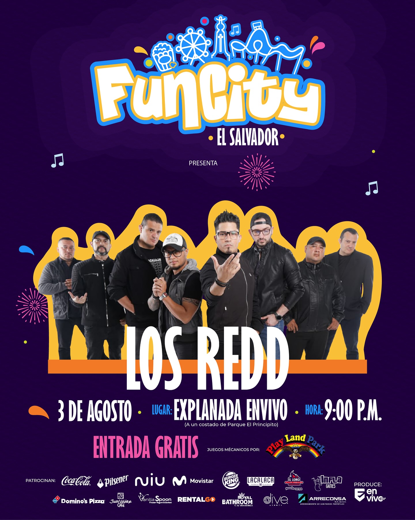 🎉 ¡Noche de fiesta en FunCity El Salvador! 🎉