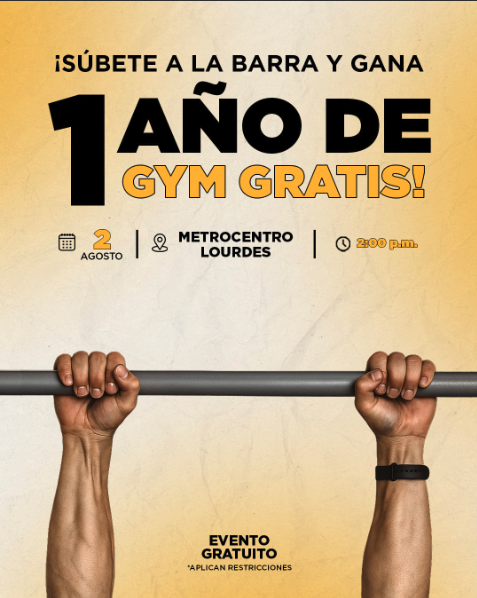 GANA UN AÑO DE GYM GRATIS