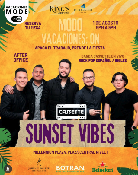 MUSICA EN VIVO CON CASSETTE