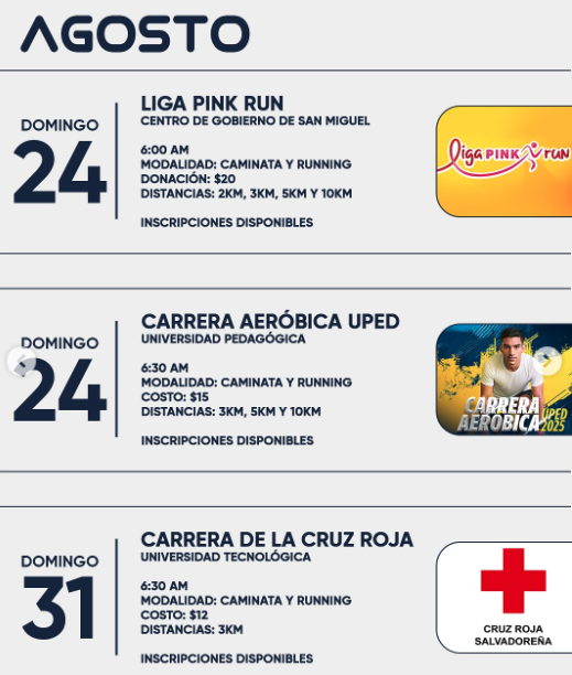 🎓 Carrera Aeróbica UPED 