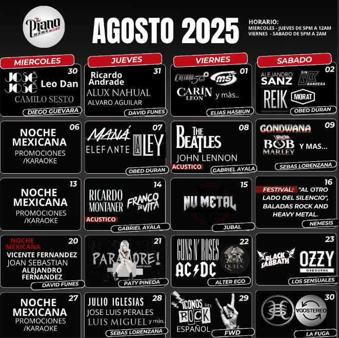 Tributo a Guns N' Roses & AC/DC ⚡