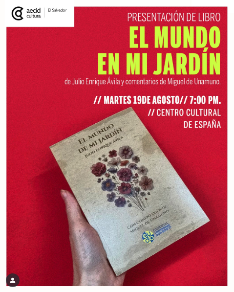 PRESENTACIÓN DE LIBRO EL MUNDO EN MI JARDÍN