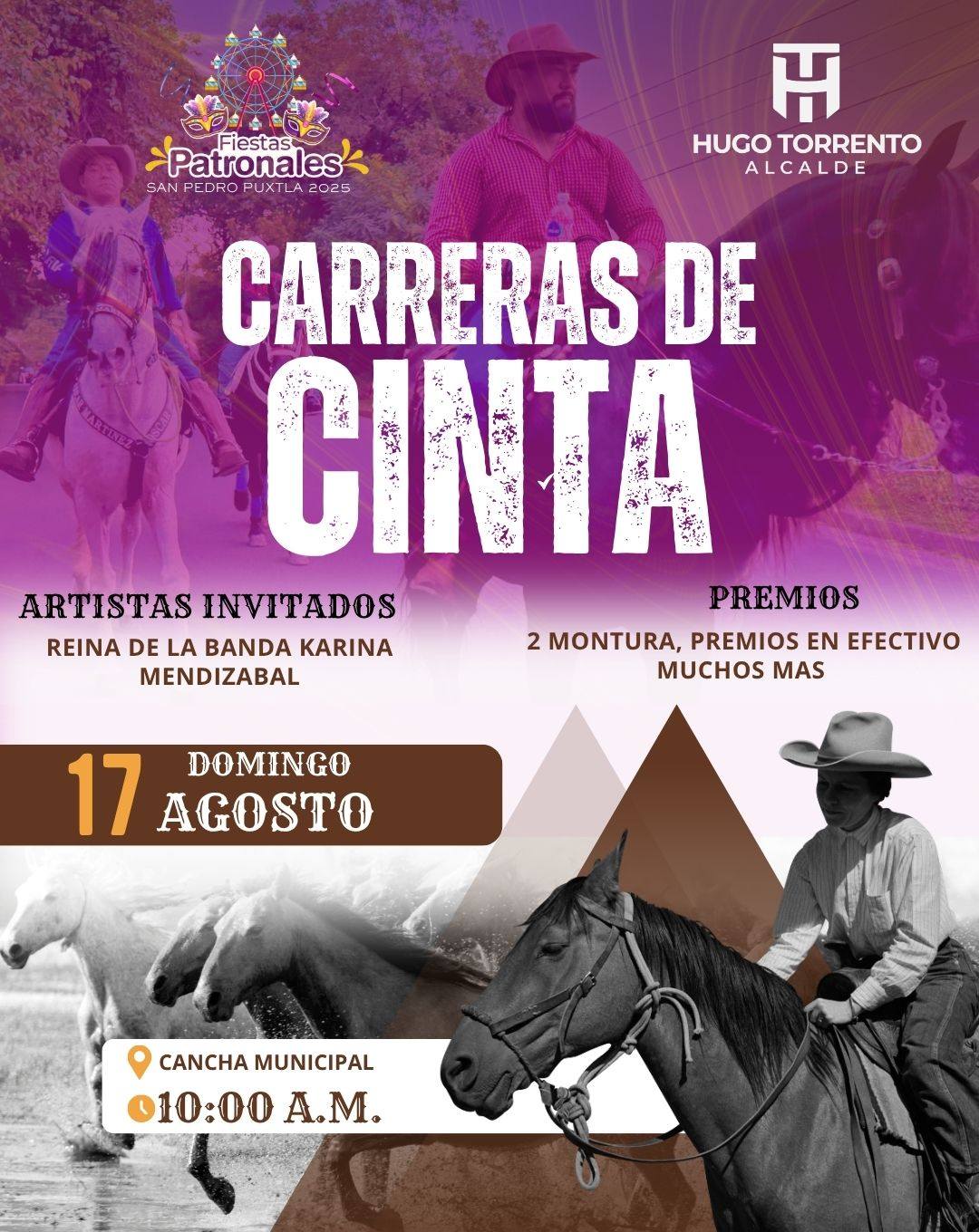 🏇 Carreras de Cinta - San Pedro Puxtla 2025 🎊