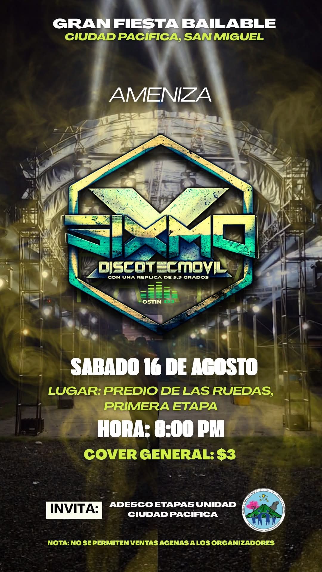 🎉 ¡Gran Fiesta Bailable en Ciudad Pacífica! 🎶