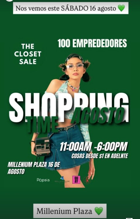 Shopping Time De Agosto