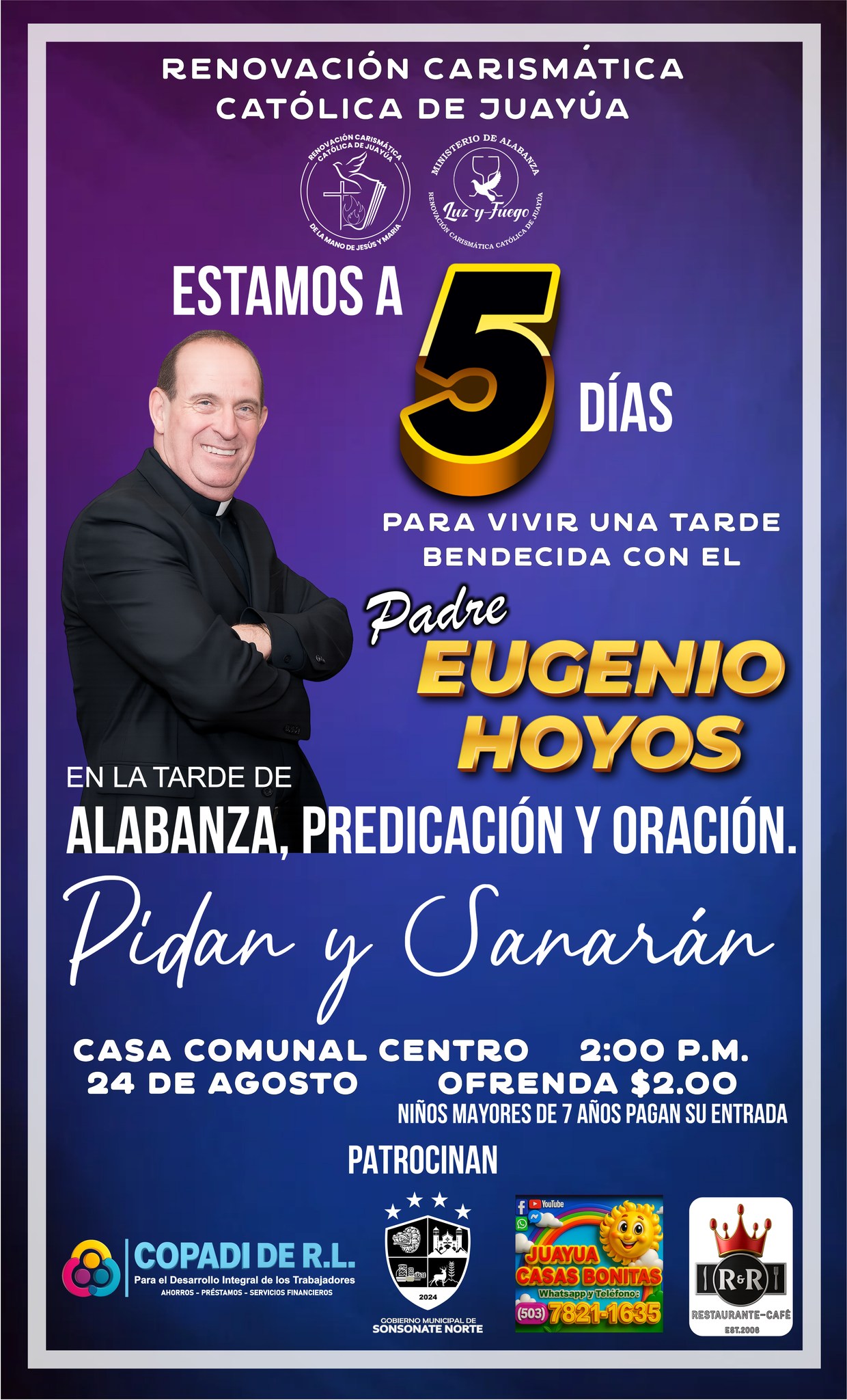 LA TARDE DE ALABANZA. PREDICACIÓN Y ORACIÓN.