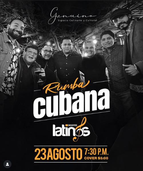 RUMBA CUBANA EN Genuino Espacio Culinario
